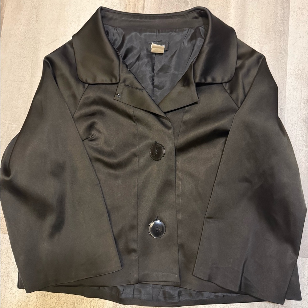 MSK Black Women's Blazer - Picture 2 of 10
